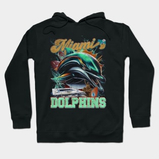 Miami Football The Icon $ Sidelines Graphics Hoodie
